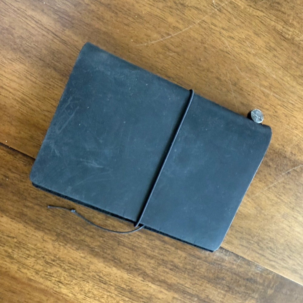 Traveler’s company passport  travel notebook black